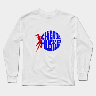 Vintage Women's Chicago Hustle WBL Basketball Long Sleeve T-Shirt